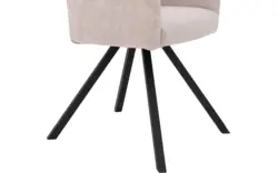 Goossens eetkamerstoel jesse beige stof - 8234500-{merk}-proefmodel-proefmodel-01